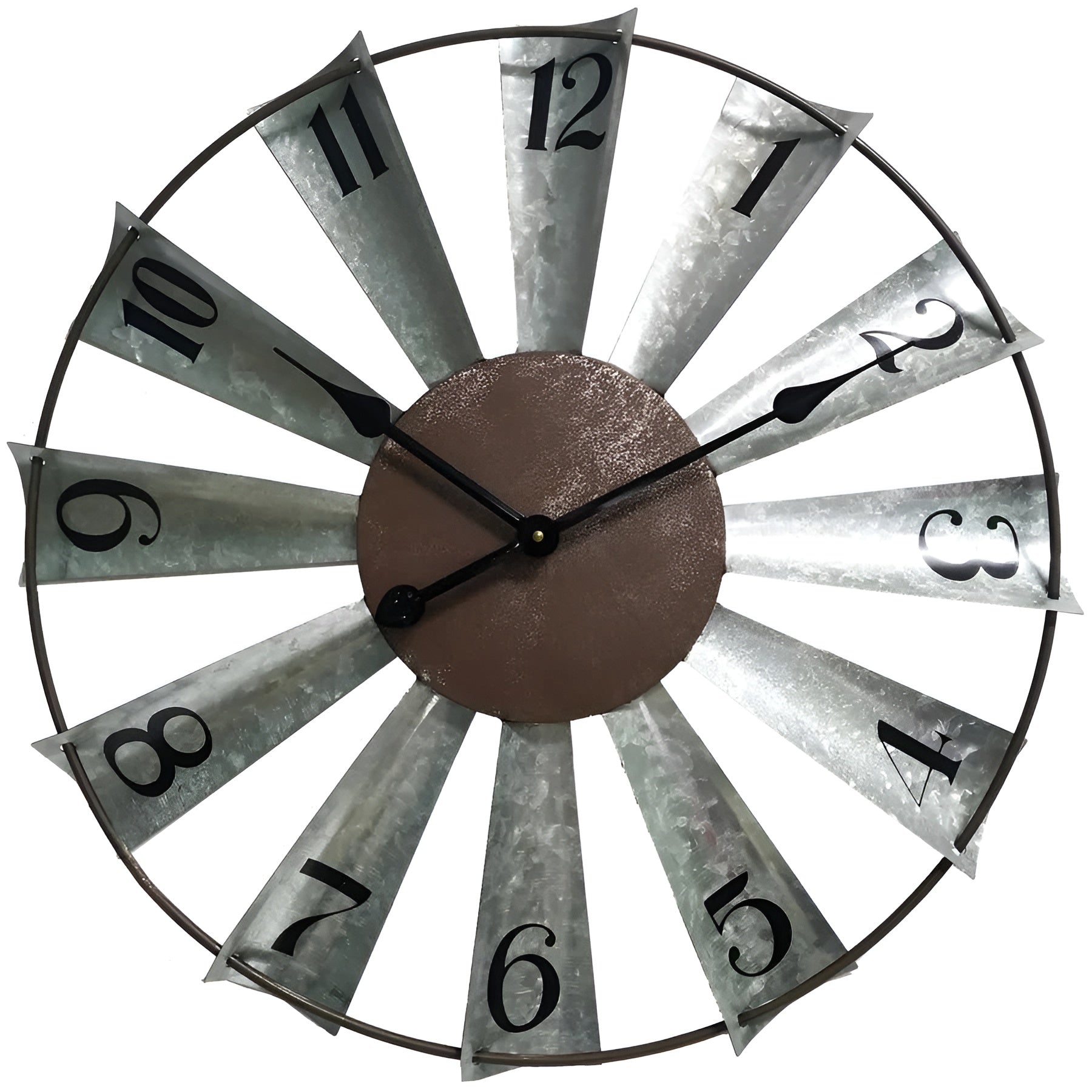 Windmill Outdoor Wall Clock 60cms