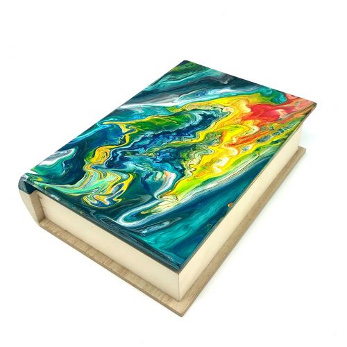 Paint Your Own Wooden Book Box (Available In 2 Sizes)