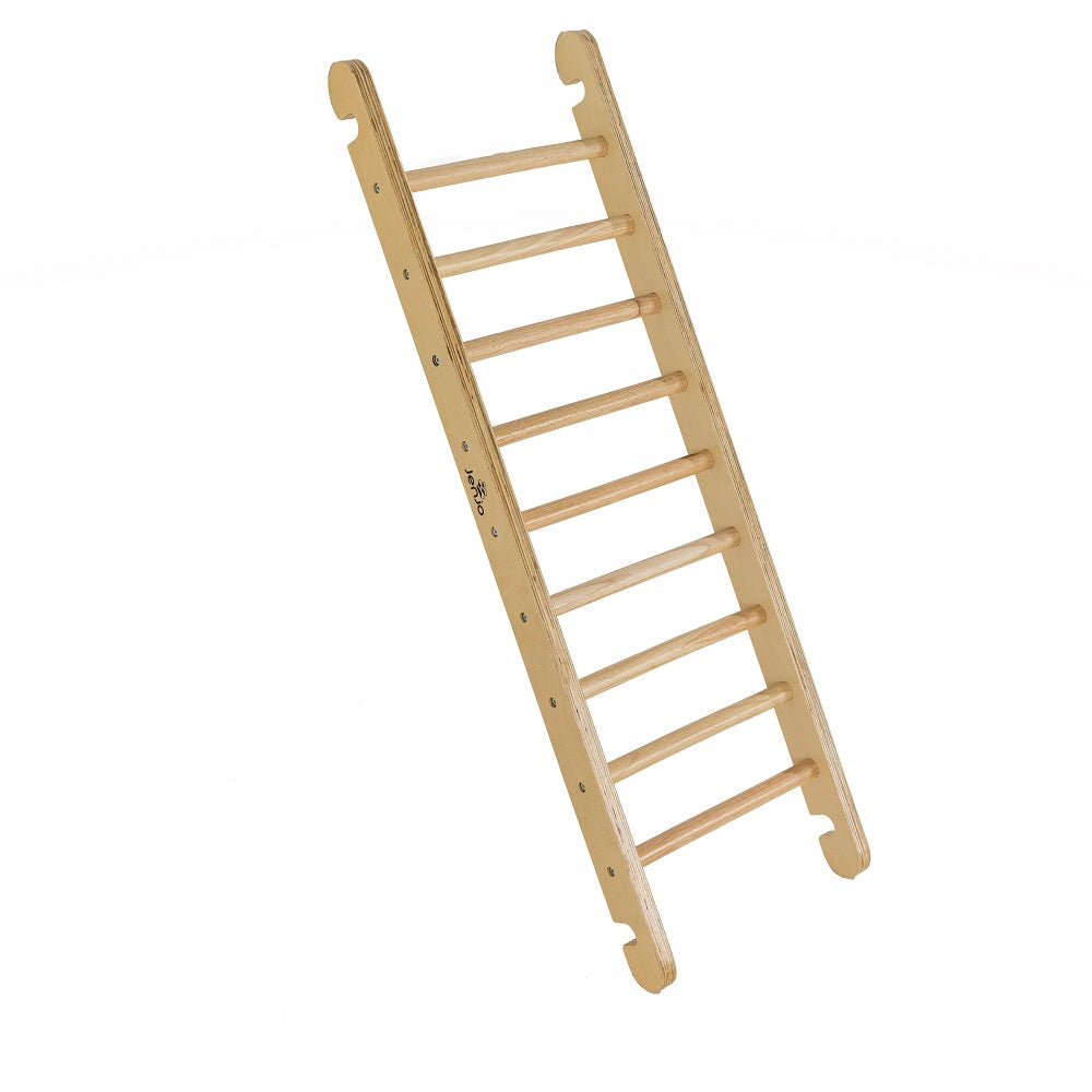 Kids Climbing Hardwood Ladder 120x38cm With 9 Dowels