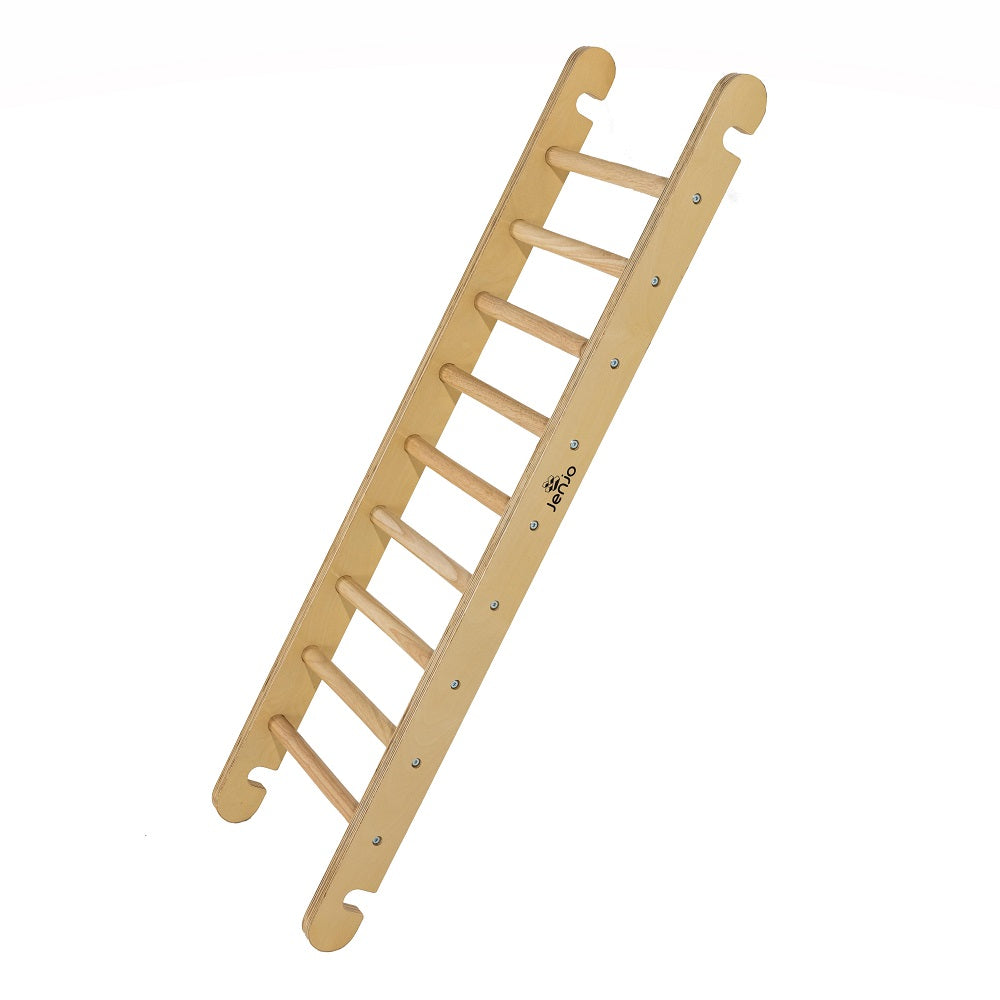 Kids Climbing Hardwood Ladder 120x38cm With 9 Dowels