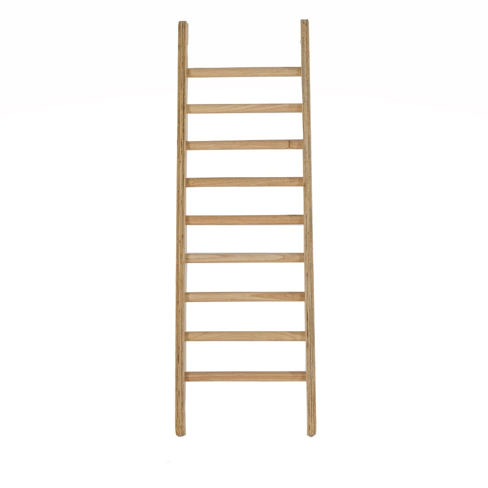 Kids Climbing Hardwood Ladder 120x38cm With 9 Dowels