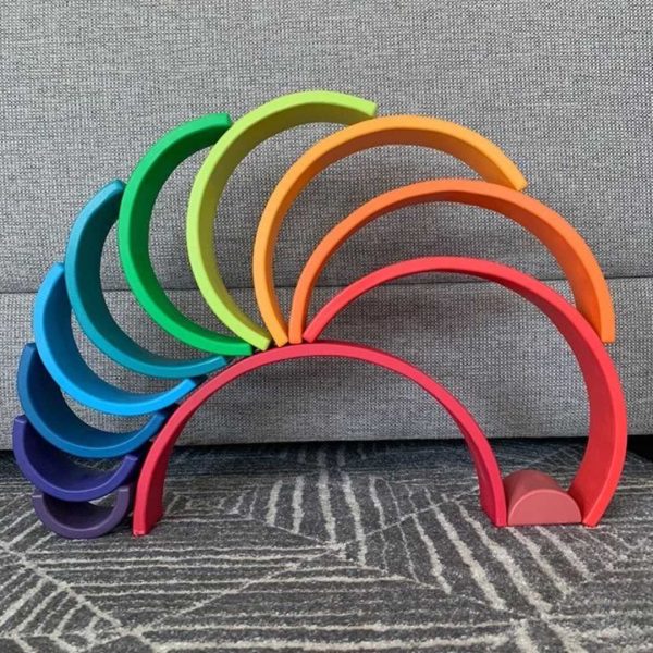 Children’s Wooden Rainbow Arches Game