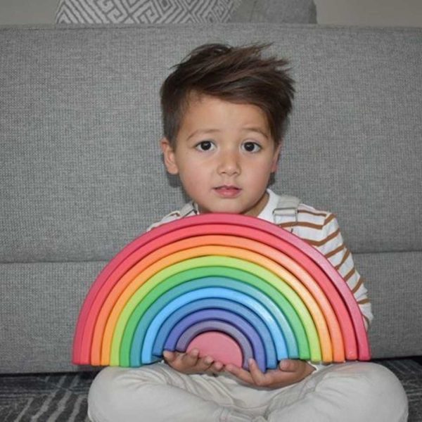 Children’s Wooden Rainbow Arches Game