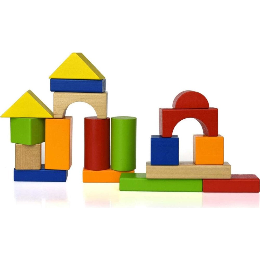 100PCS Wooden Building Blocks