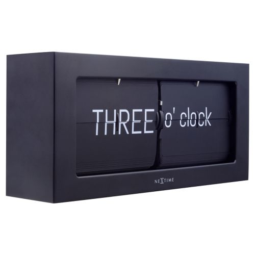 NeXtime Word Flip Table Clock