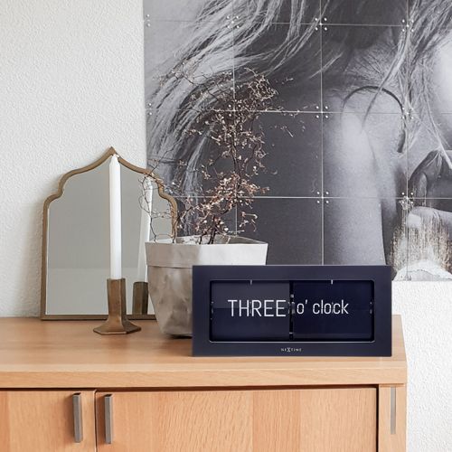 NeXtime Word Flip Table Clock