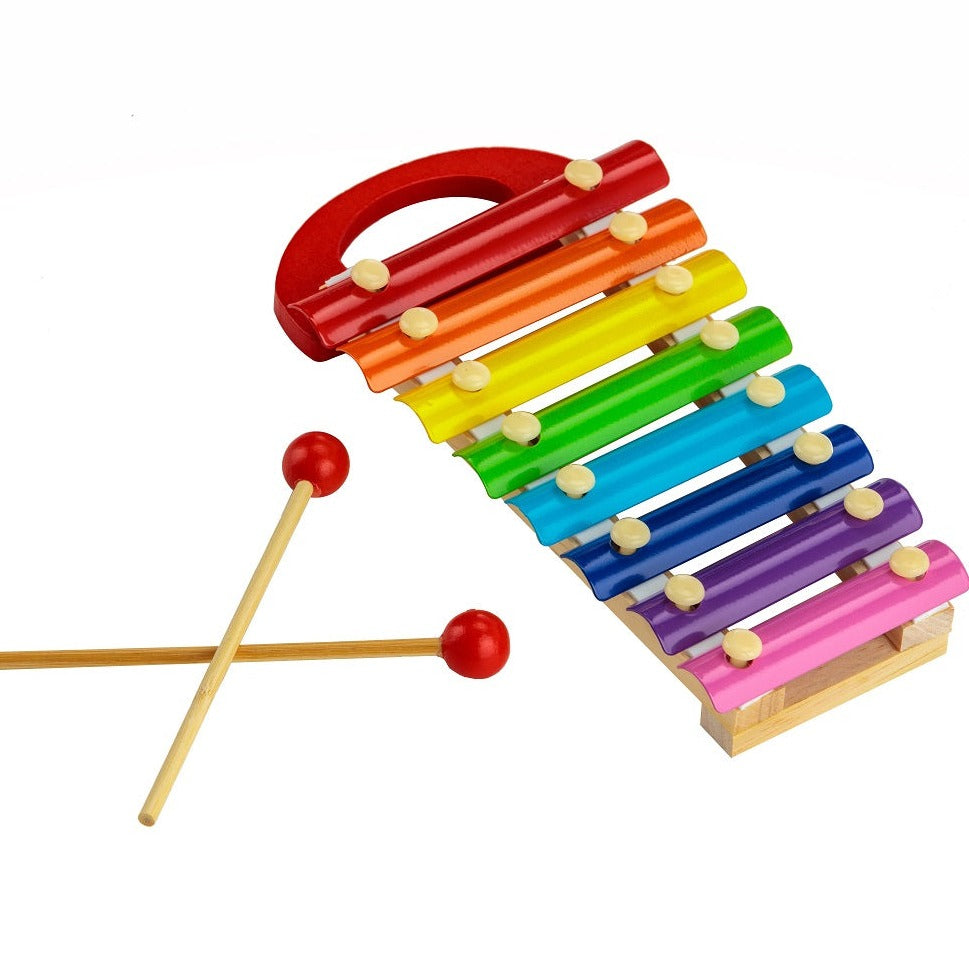 Colourful Musical Xylophone with Wooden Mallets