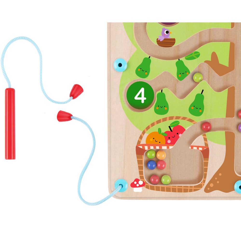 Counting Fruit Ball Maze Tree Toy