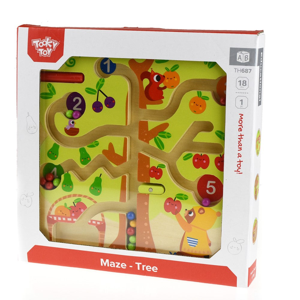 Counting Fruit Ball Maze Tree Toy