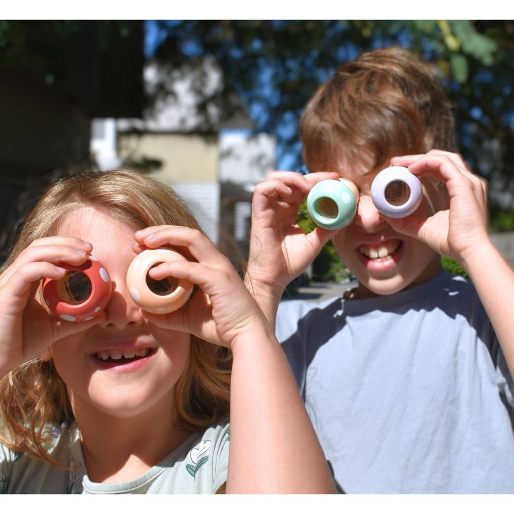 Kids Wooden Mushroom Prism Scope (Sent at Random)