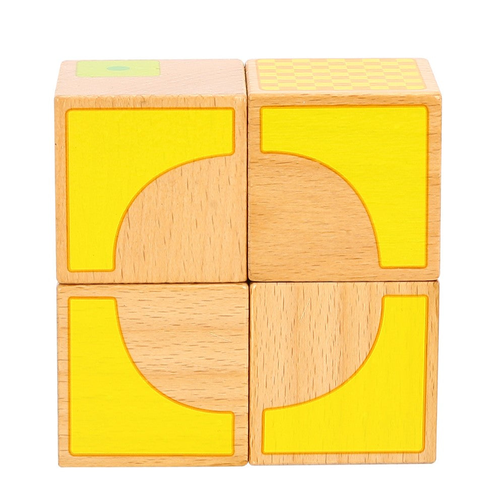 Toddlers Wooden Block Pattern Puzzle Game