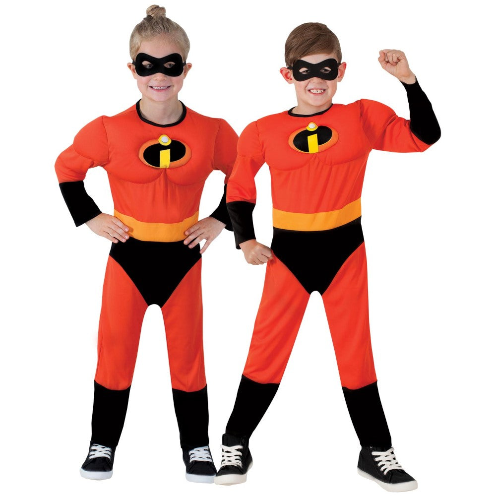 Incredibles 2 Deluxe Kids Unisex Costumes (Available in 2 Sizes)