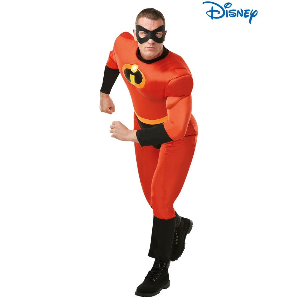 Mr Incredible 2 Deluxe Men's Costumes (Available in 2 Sizes)