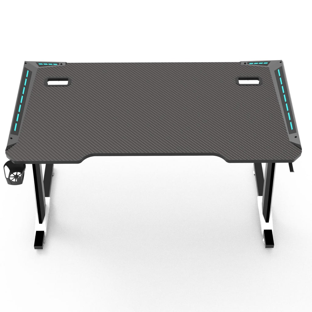 RGB Gaming Desk Z Shape Black - 120cms