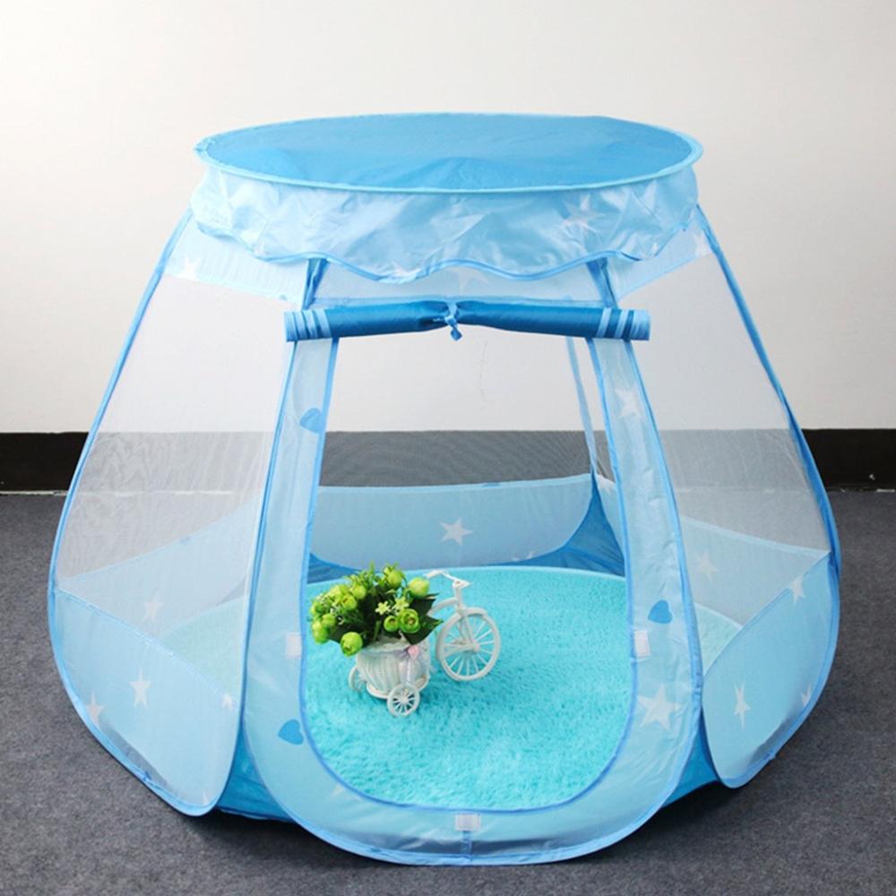 Breathable Kids Tunnel Tent (Blue)