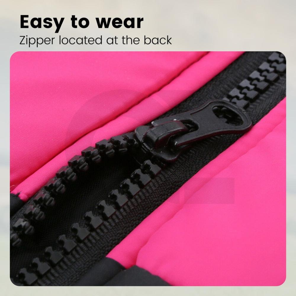 Waterproof Pet Winter Vest (4XL Pink)