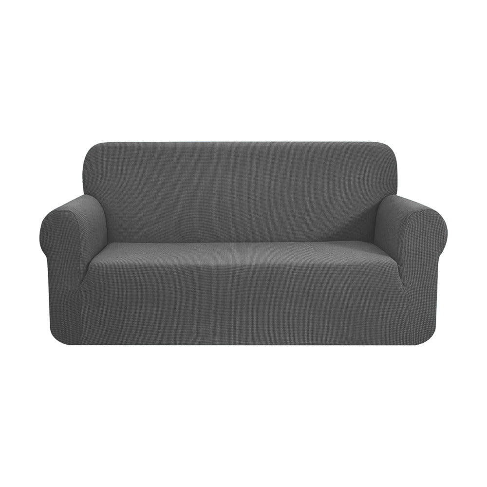 Comfort Velvet Sofa Cover 3-Seater (Grey)