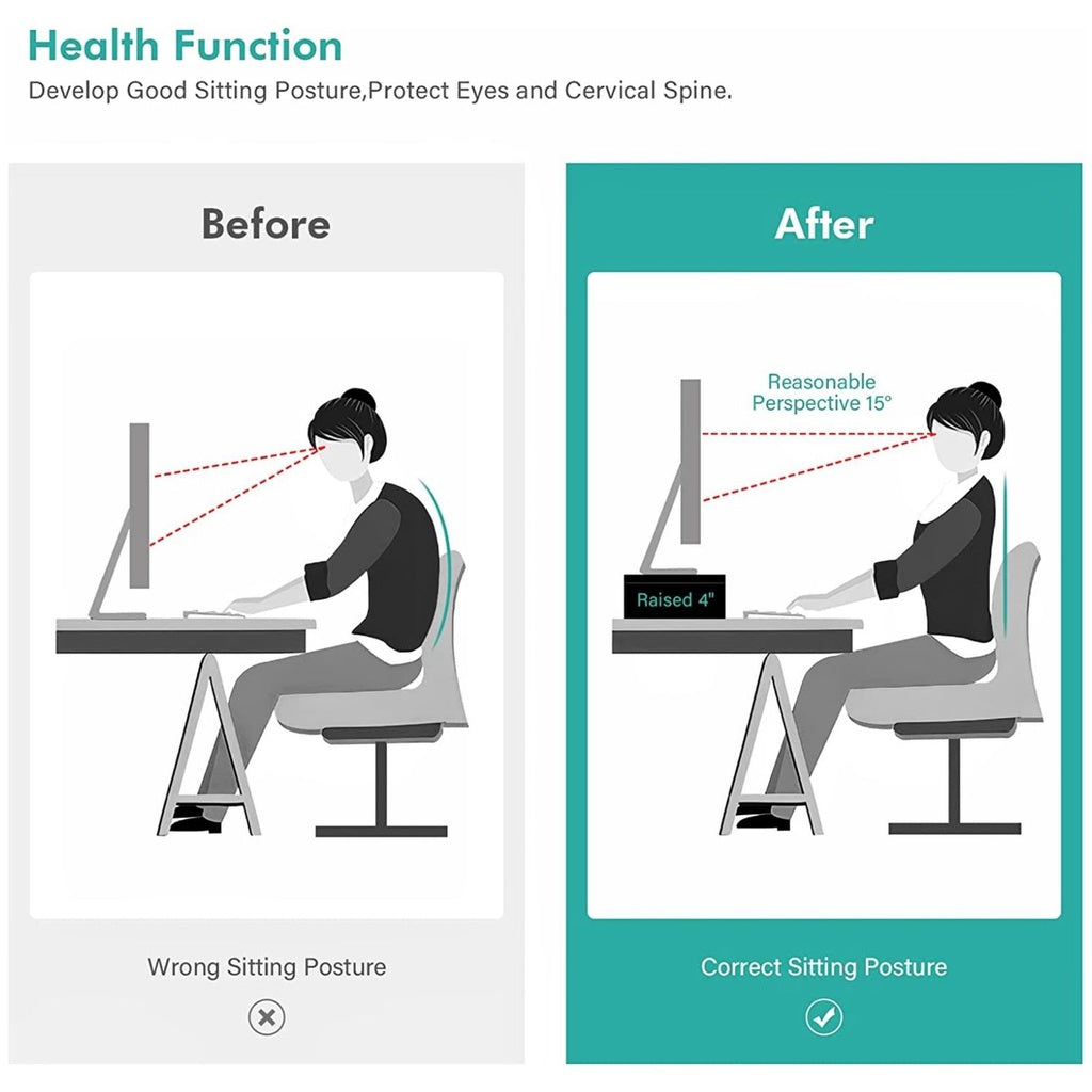 Angle Adjustable 3 Shelf Monitor Stand