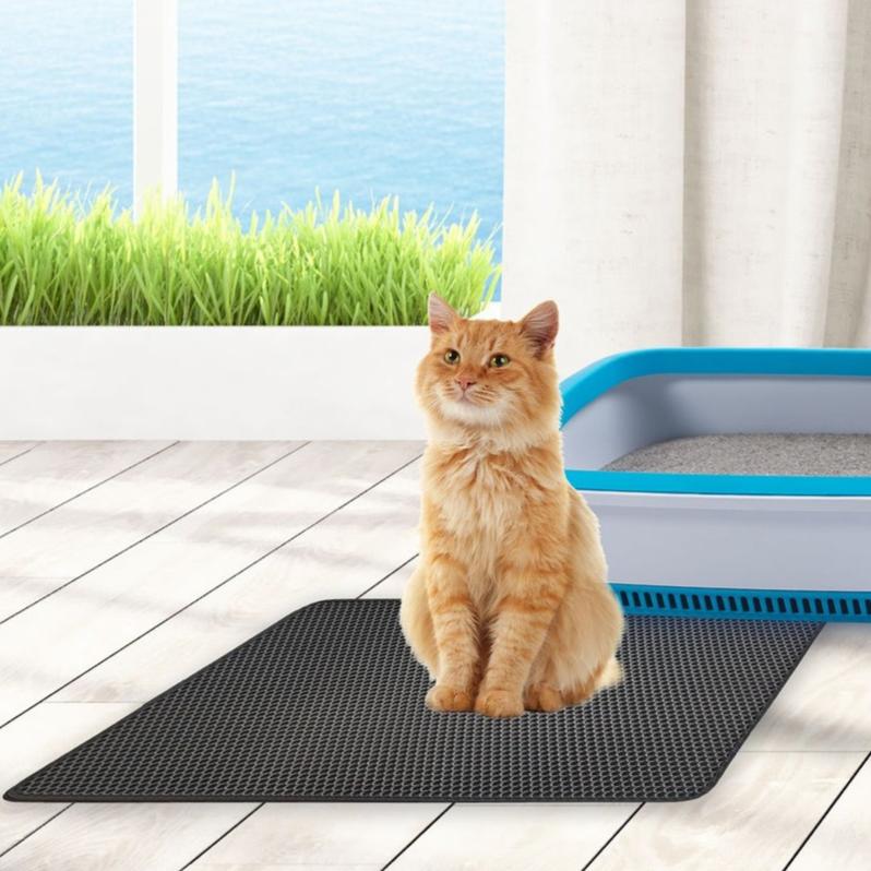 Waterproof Cat Shape Litter Mat