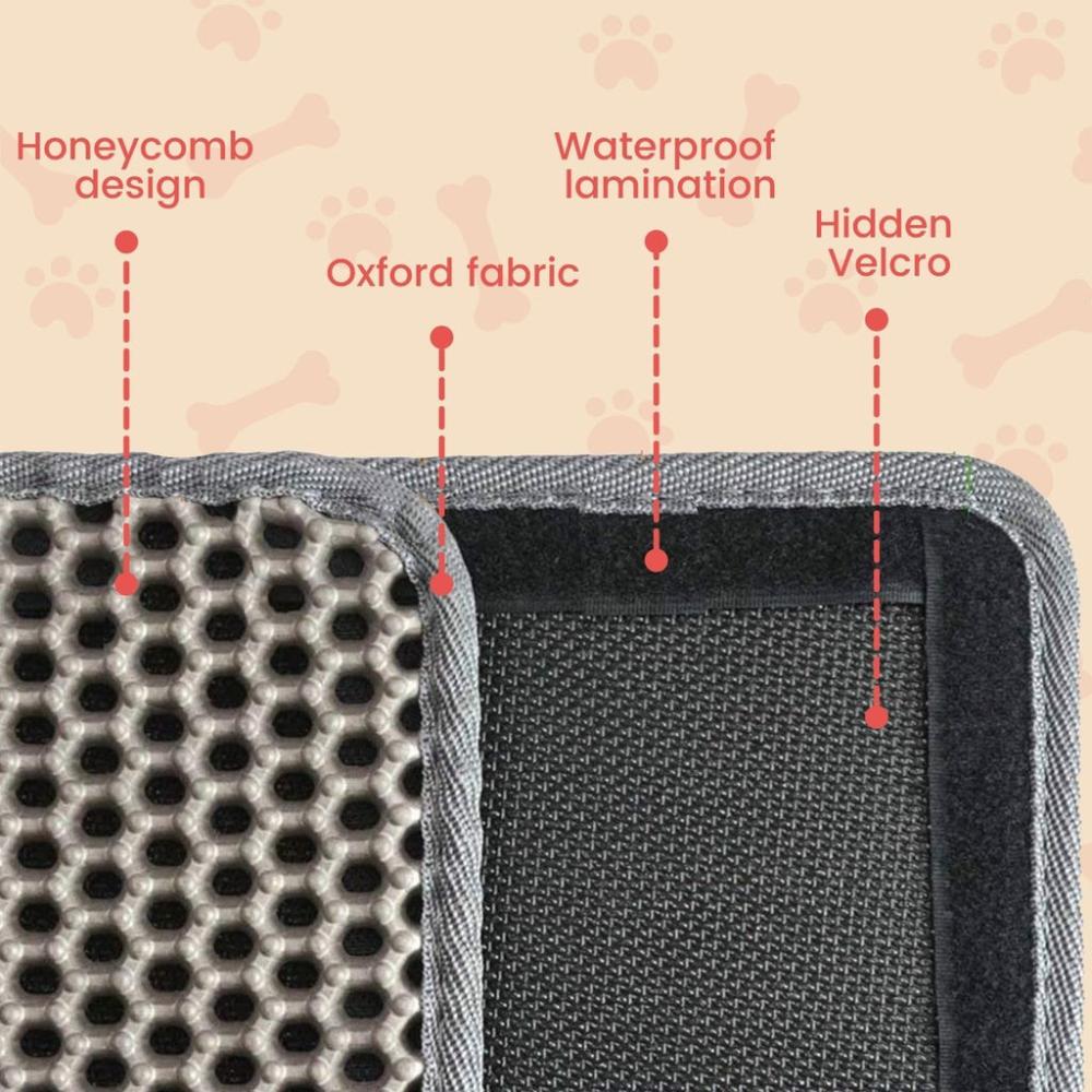 Rectangle Shape Waterproof Litter Mat