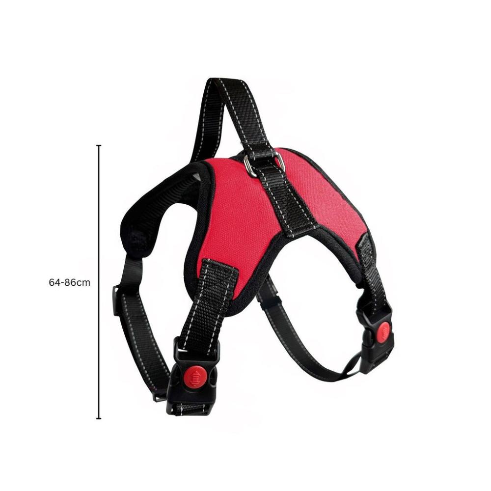 Durable Dog Harness L Size (Red)