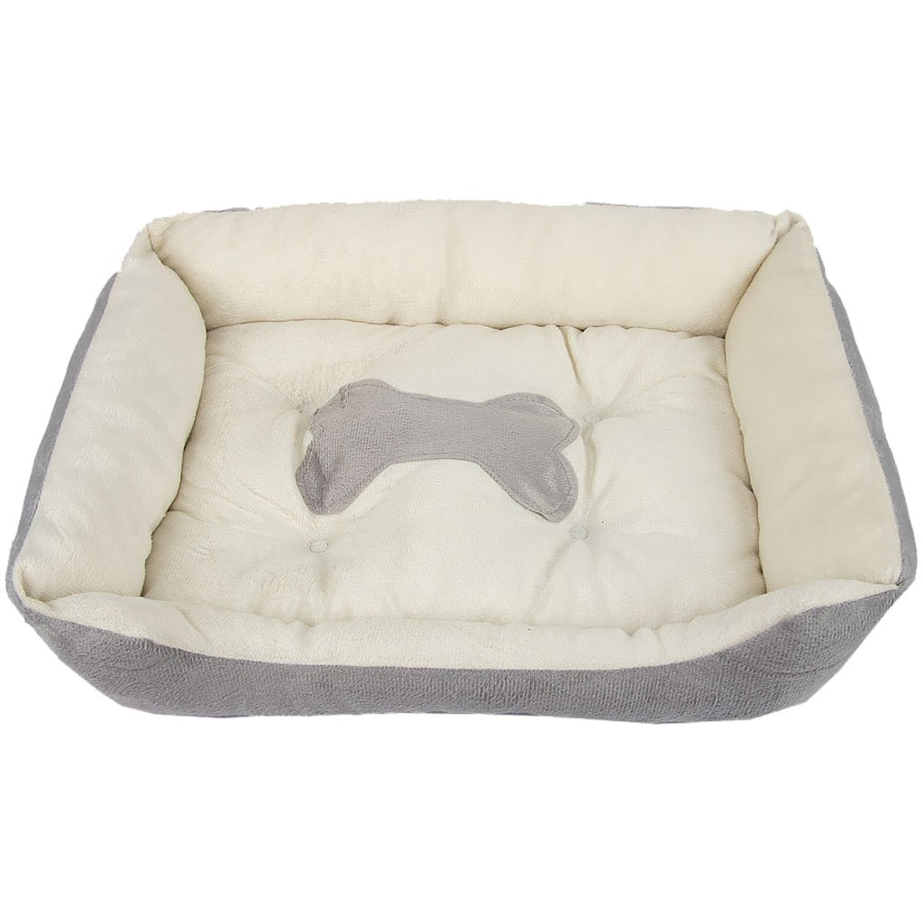 Soft & Comfortable Pet Bed Bone (XXL Grey)