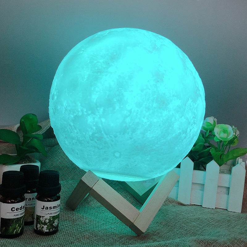 Multi-Colored Moon Lamp - 12cms