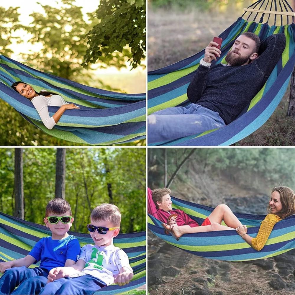 Outdoor Camping Hammock - Blue