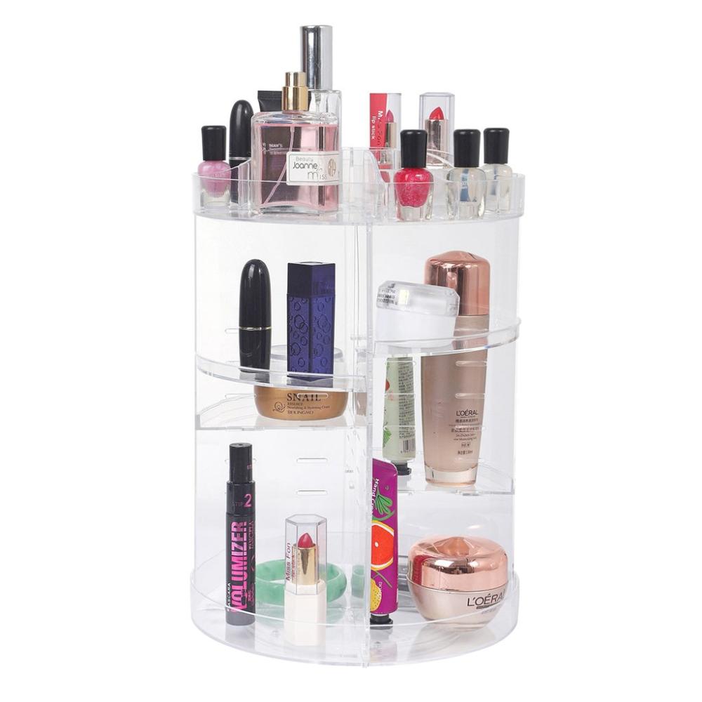 360 Degree Rotating Makeup Organizer