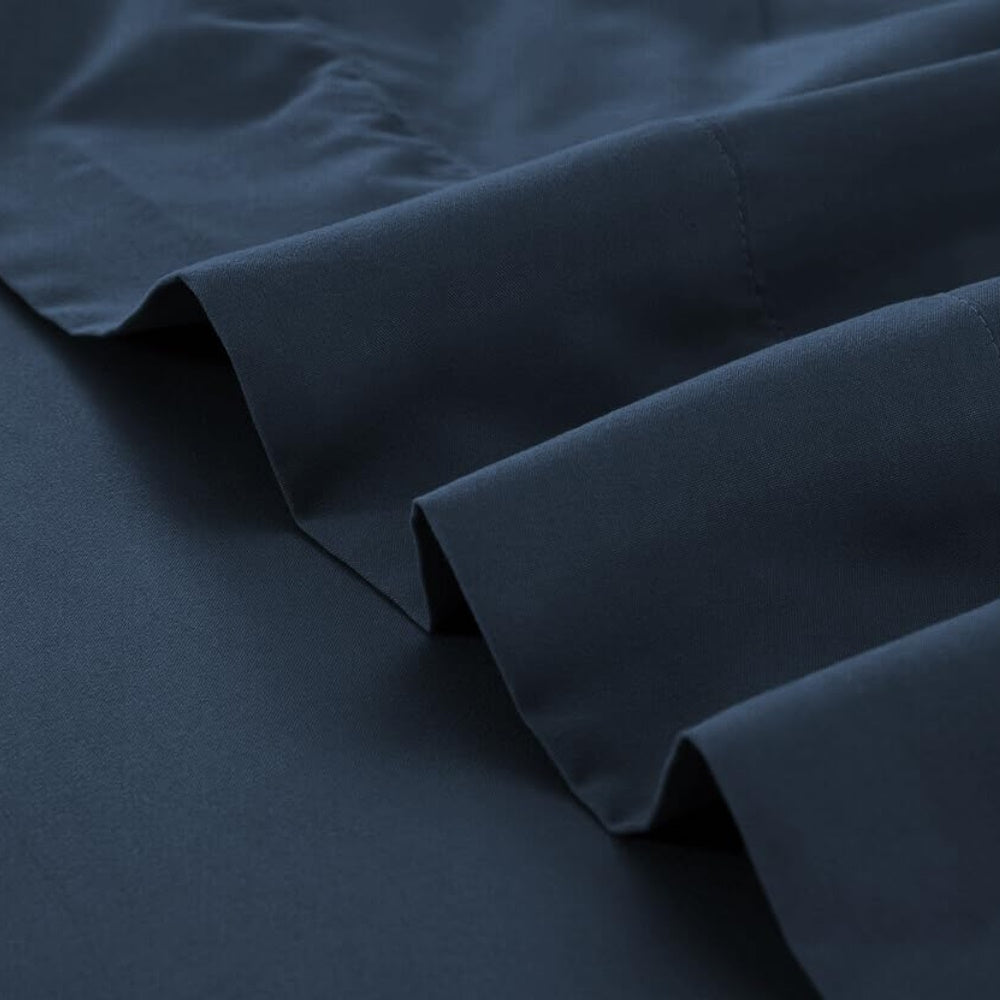 2000 Thread Count Ultra Soft Microfiber 4 Pcs Bed Sheet Set - Single (Royal Blue)