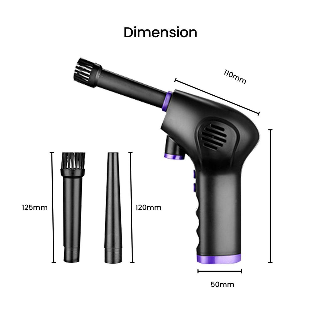 LED Light Cordless Air Duster - 38000RPM