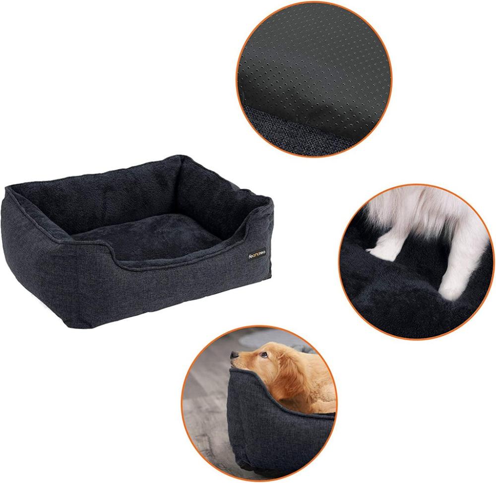 Dog Sofa Bed with Removable Washable Cover 110cms - Dark Grey