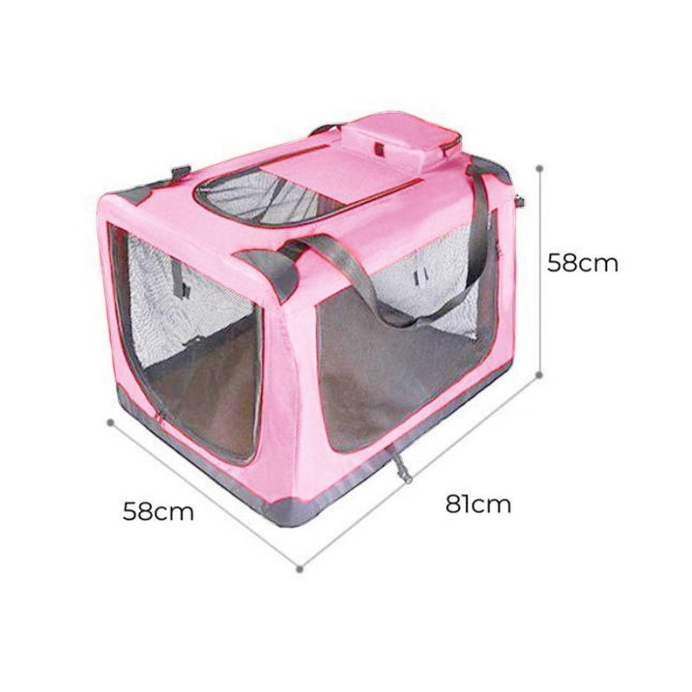 Light Weight Portable Pet Carrier - XL Size (Pink)