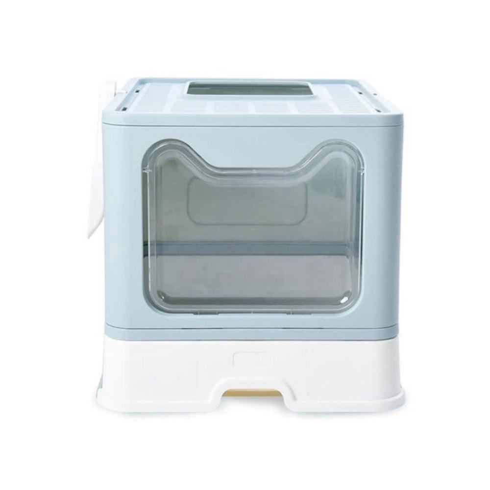 Eco-friendly Material Foldable Litter Box - Blue