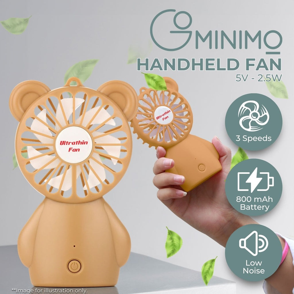 Rechargeable Handheld Fan (Coffee)