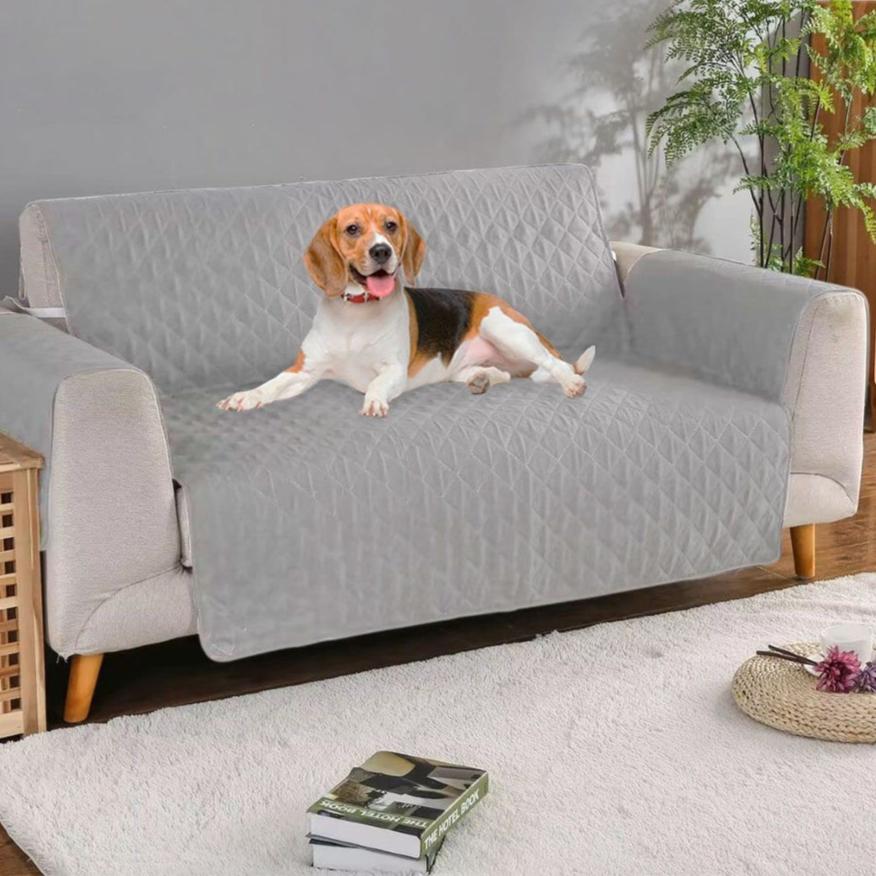 Durable Pet Sofa Cover 3 Seat (Grey)