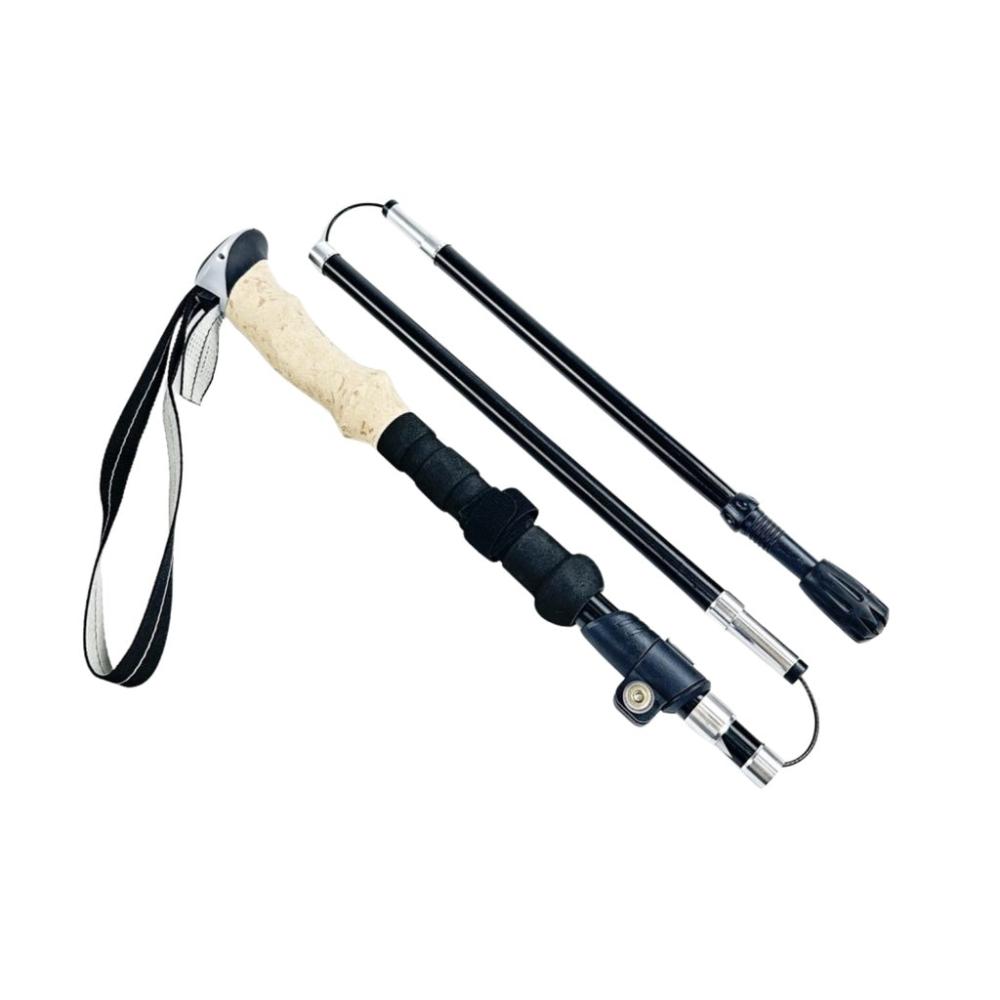 Folding Hiking, Walking and Trekking Poles 135cm - Cork