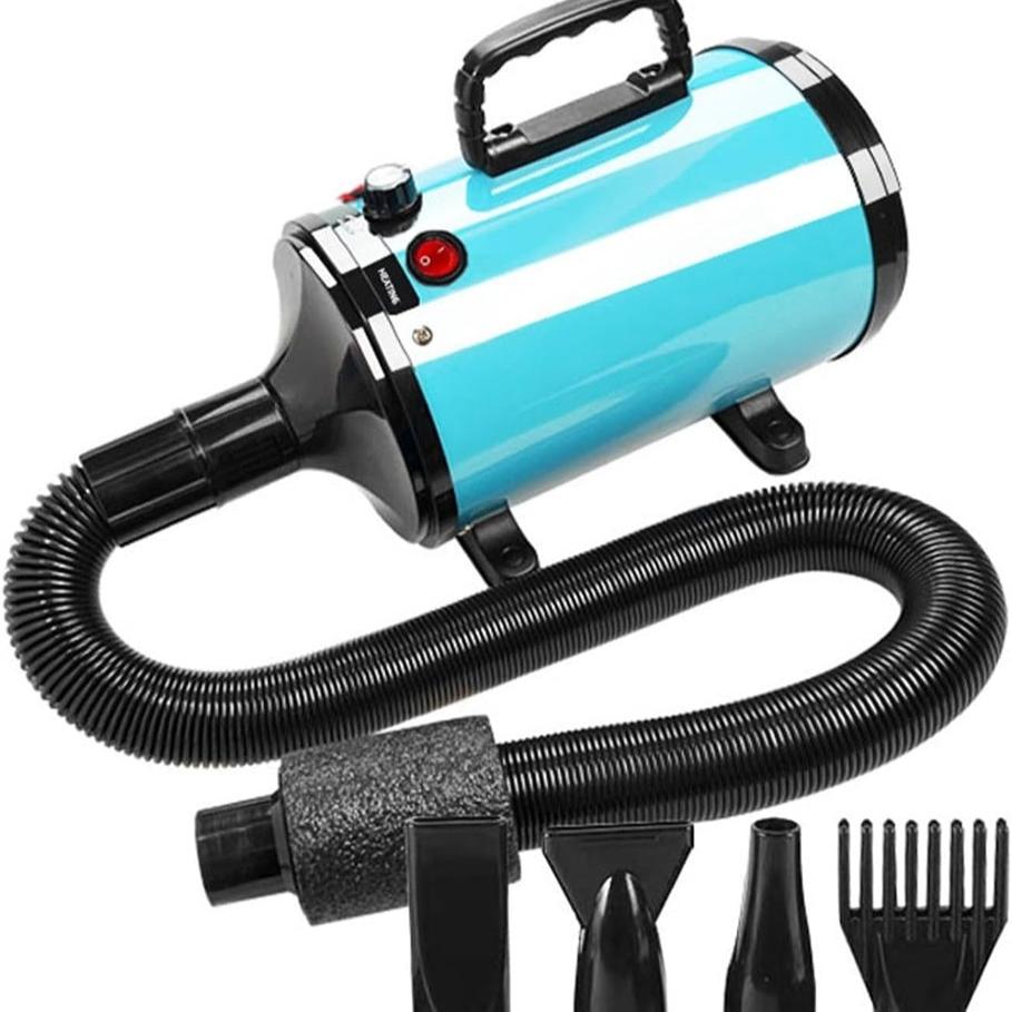 Advance Button Version Pet Hair Dryer - Blue