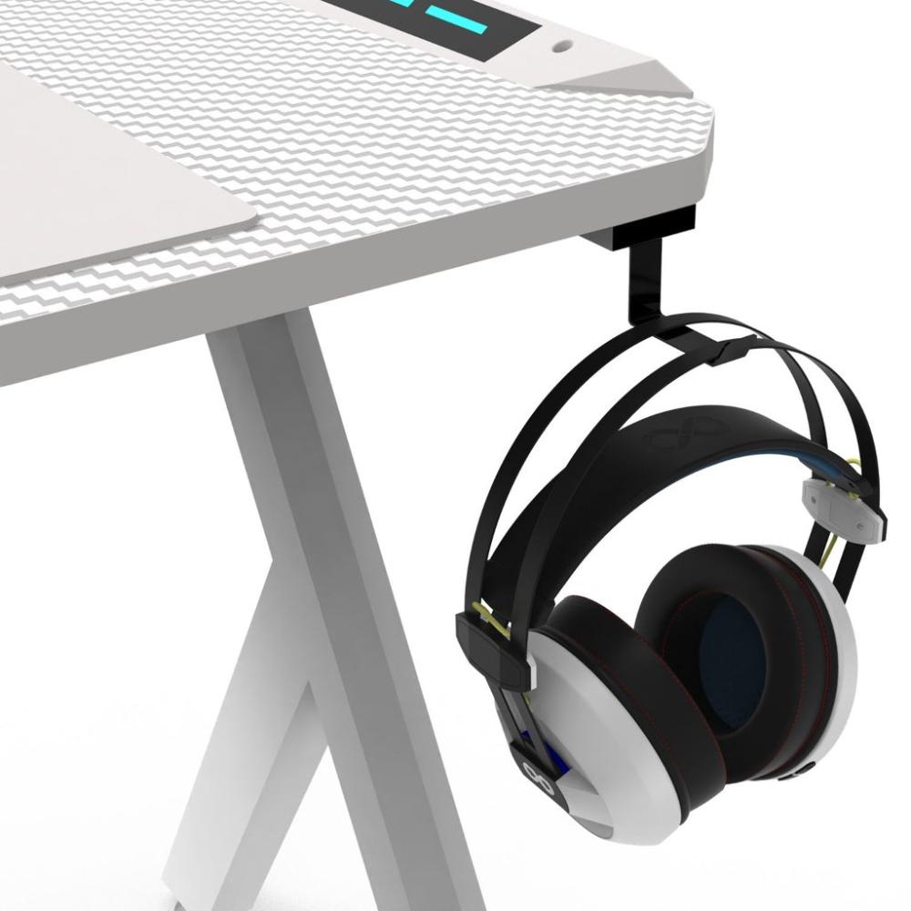 RGB Gaming Desk Y Shape White - 140cms