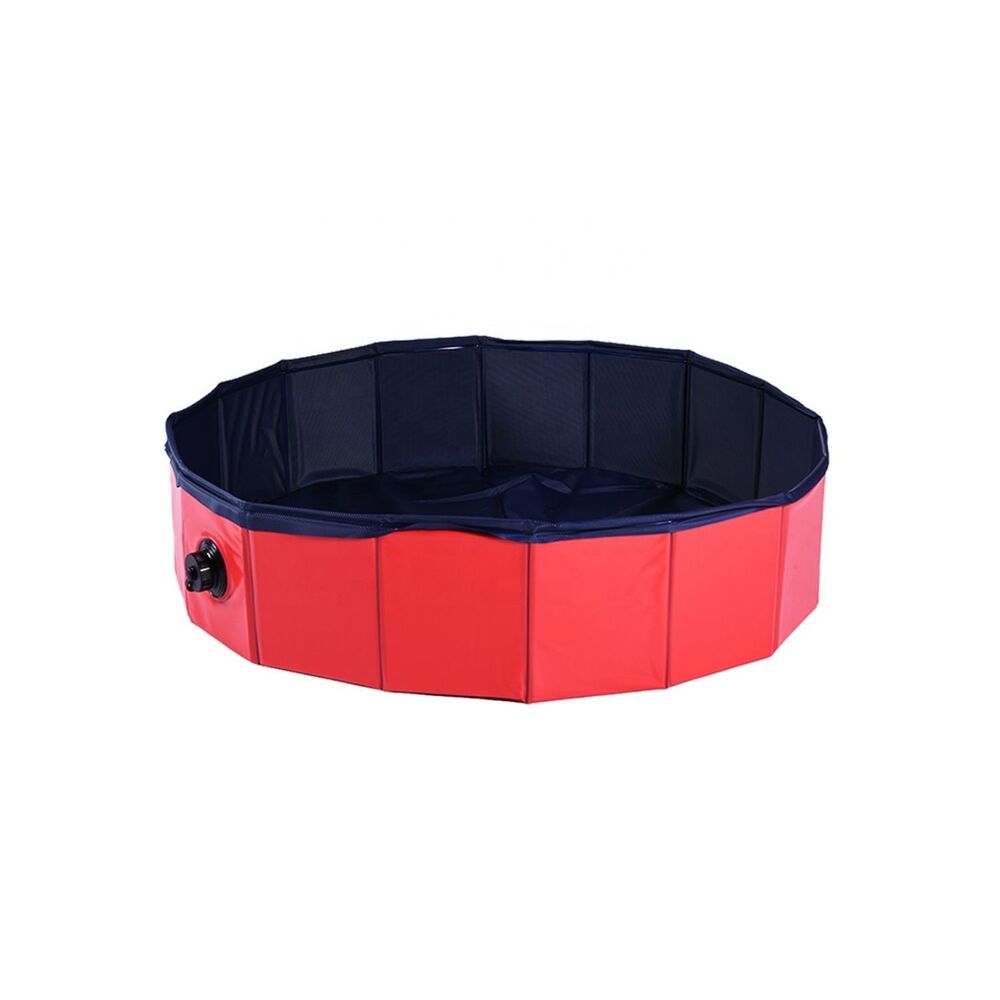 Portable Pet Pool 120cm x 30cm - Red