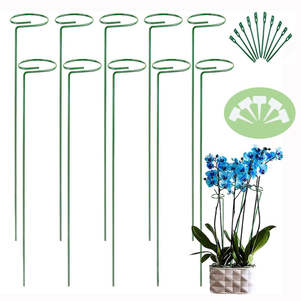 Set Plant Flower Stake Single Stem -10pcs