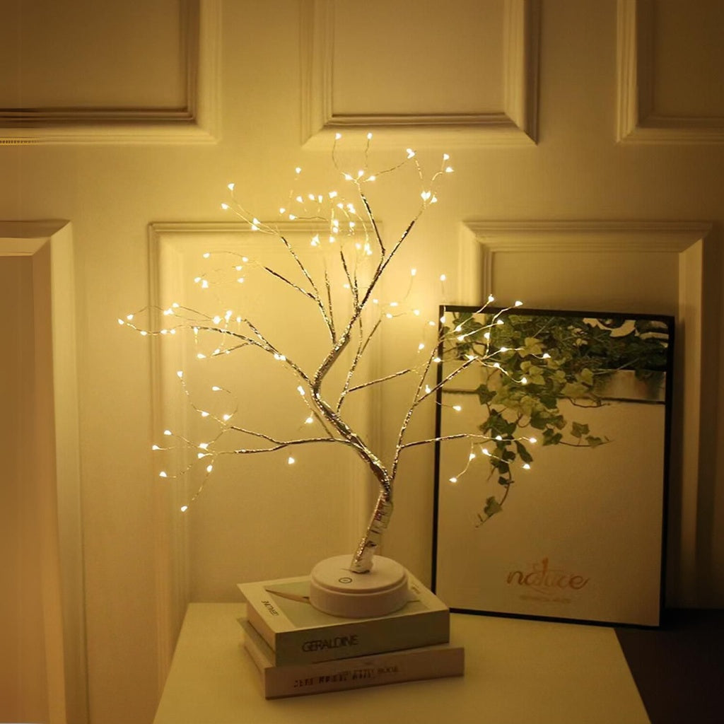 Bonsai Fairy LED Lighted Tree Desk Lamp - Warm White