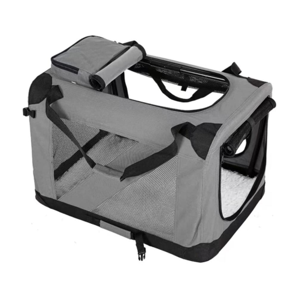 Portable Pet Carrier - M Size (Grey)