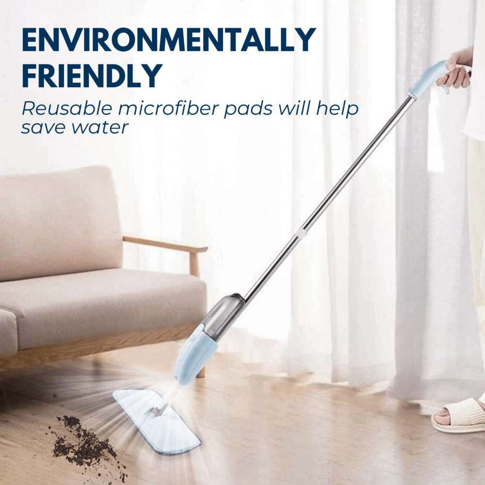 Micro-Fibre Spray Mop Set - 1 Pad(Blue)