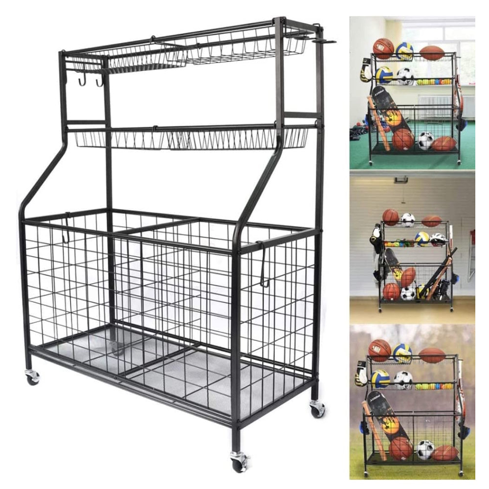 Durable Space Saving Ball Storage Rack