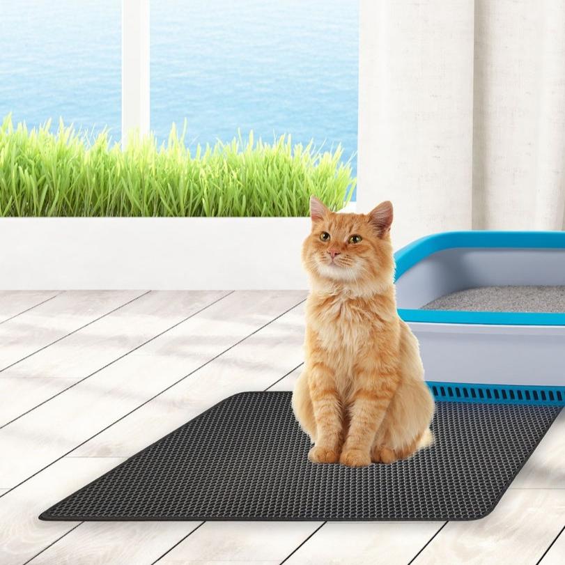 Rectangle Shape Waterproof Litter Mat