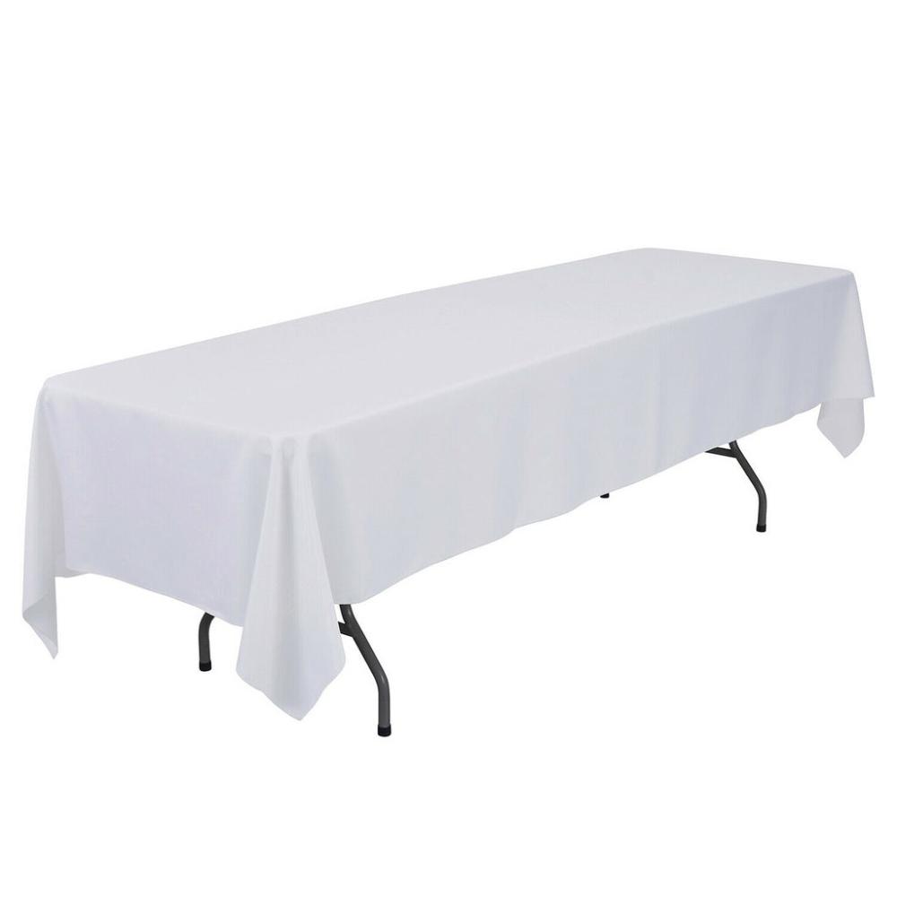 Full Protection Polyester Tablecloth 300cm (White)