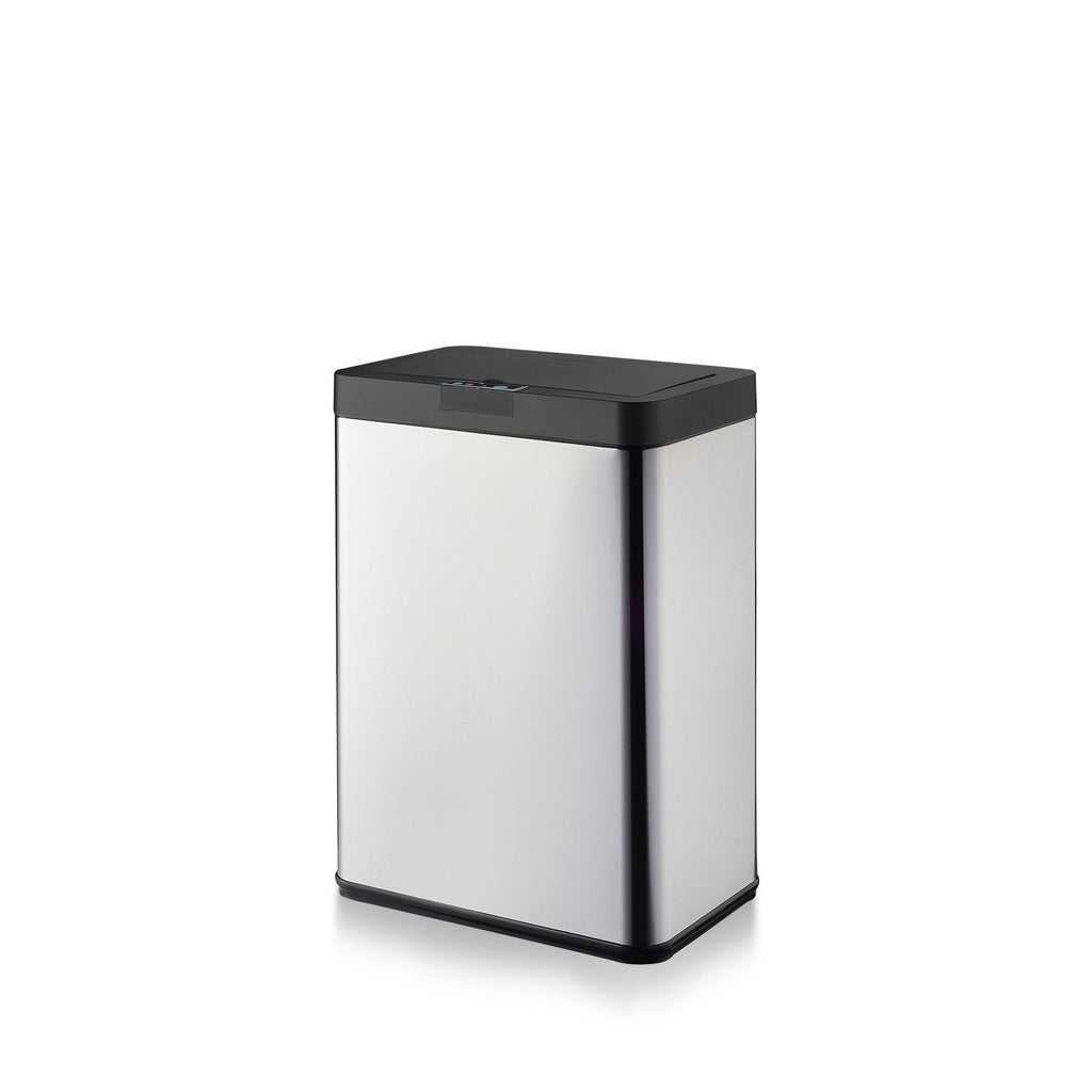 Wide Black Square Sensor Bin - 50L