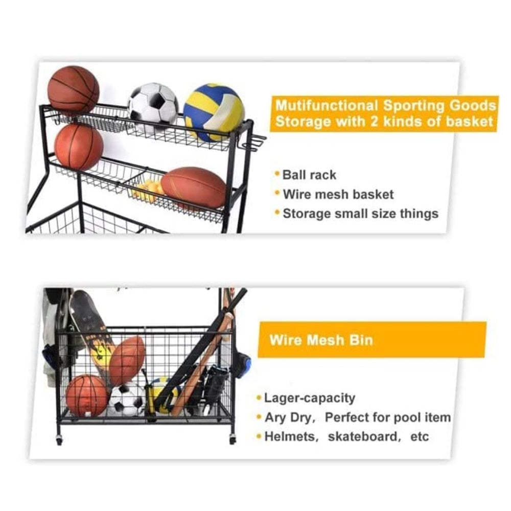 Durable Space Saving Ball Storage Rack