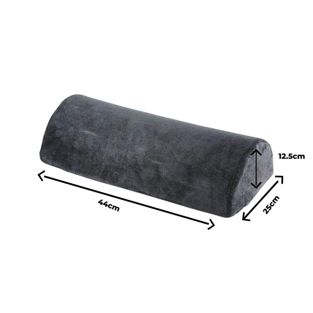 Comfortable Memory Foam Footrest - Dark Grey